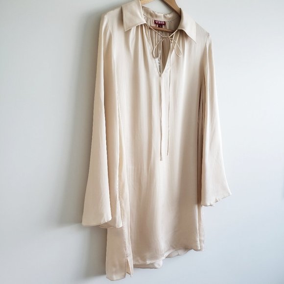 Staud Toulon Tunic champagne ivory medium NWT - Picture 8 of 16